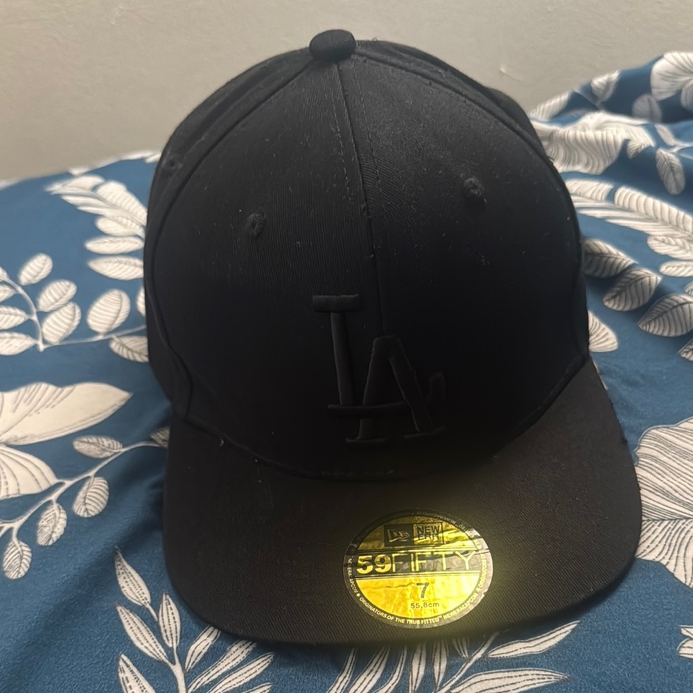 Black LA 59FIFTY Cap